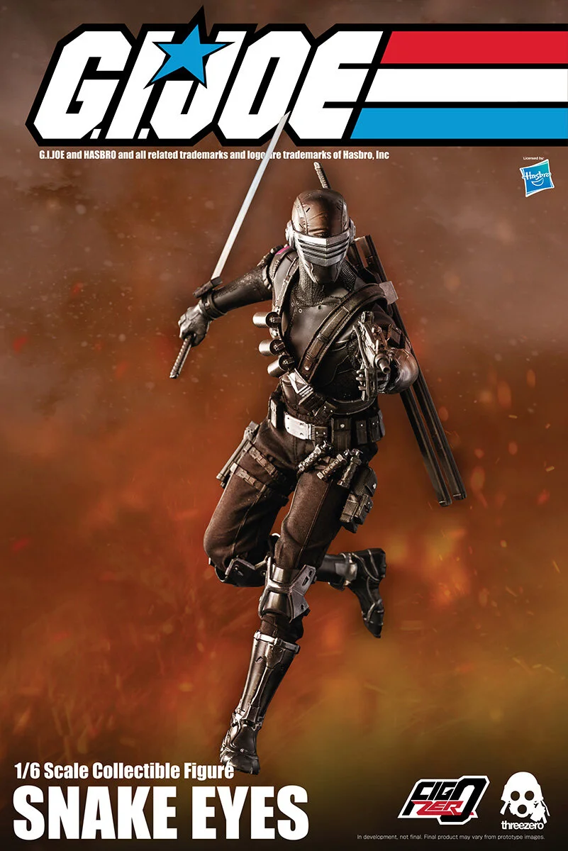 G.I.ジョー – 1/6 スネークアイズが10/25に予約販売開始！ — THREEZERO